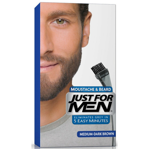 Just For Men - Coloration Barbe Châtain Moyen Foncé - Couleur Naturelle - Coloration barbe